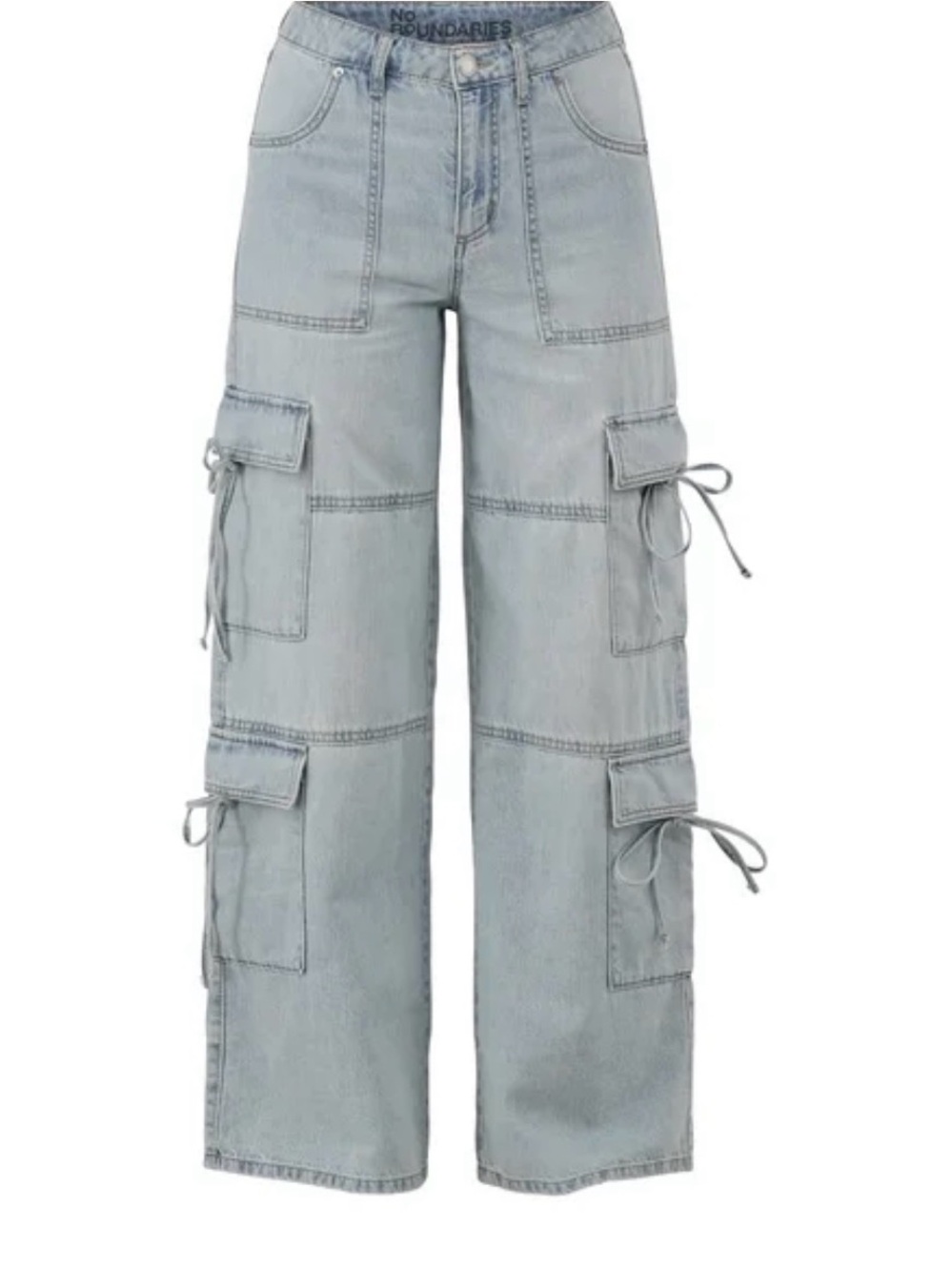 Gorpcore No Boundaries Women’s Size 4 Cargo Multi-Pocket Drawstring Pants